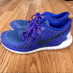Nike Free 5.0 Women’s Shoes Sz 9.5 Violet/Fuschia